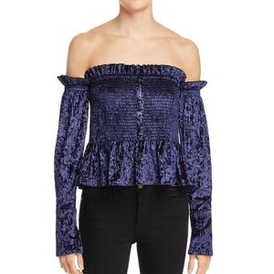 NWT! Petersyn velvet top